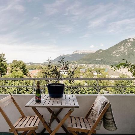 Le Panorama - Vue Lac Et Montagne Avec Parking Annecy Extérieur photo