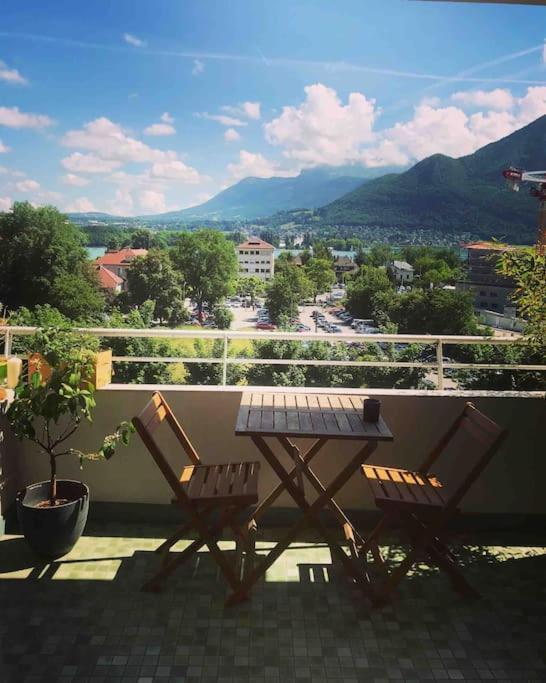 Le Panorama - Vue Lac Et Montagne Avec Parking Annecy Extérieur photo